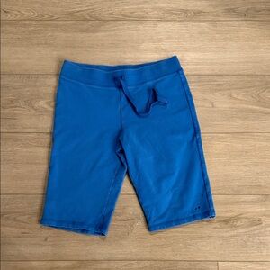 Champion Women's Royal Blue Bike Shorts with Drawstring